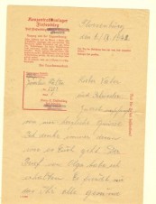 Flossenburg Concentration Camp Letter & photo image 4