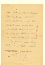 Flossenburg Concentration Camp Letter & photo image 5