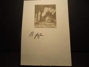 U-BOAT ACE REINHARD SUHREN AUTOGRAPH image 1