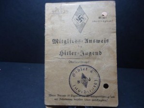 HITLER YOUTH MEMBER ID CARD 13 Yr OLD BOY-RARE image 5