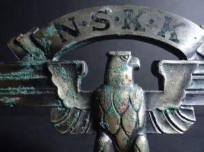 NAZI NSKK EAGLE PLAQUE-RARE image 2