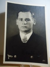 GERMAN U BOAT ACE *ENDRASS* SIGNED PHOTO image 1