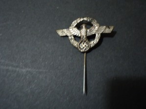 POLICE-WAFFEN SS MEMBER PIN-RARE image 2