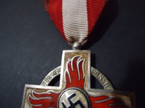 GERMAN FIREMAN HONOR CROSS-RARE II CLASS image 5