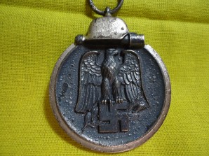 GERMAN RUSSIAN FRONT MEDAL *FINE* 19-F WEIDMANN, image 2