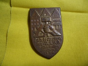 NSDAP NSBO 1933 HESSEN BADGE image 1