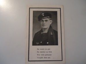 German Death Card Kriegsmarine U Boat? image 1