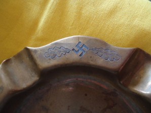 SS-WIKING DIV. BRASS ASHTRAY image 5