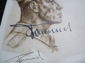 Field Marshal Rommel Autograph image 2