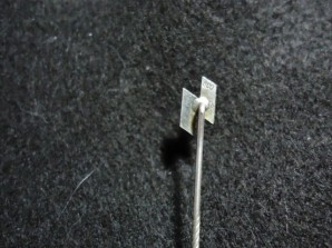 German Youth Silver Rune Stick Pin & ID Card image 3