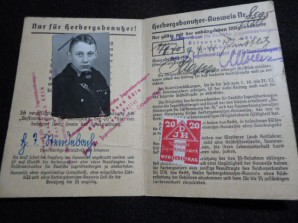 German Youth Silver Rune Stick Pin & ID Card image 5