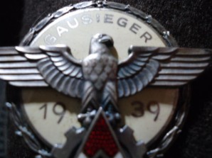 Hitler Youth 1939 GAUSIEGER Badge Silver image 2