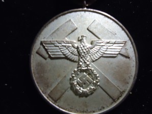 German Mine Rescue Service Medal-Rare image 2