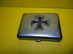 German Iron Cross Cigarette Case image 1