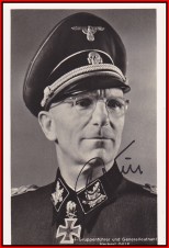 SS GRUPPENFUHRER Herbert Gille Autograph image 1