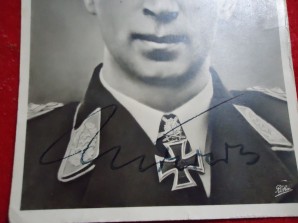 LUFTWAFFE ACE MOLDERS SIGNED PHOTO image 2