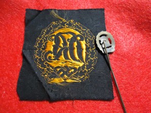 DRL SPORT BADGE CLOTH AND STICK PIN image 2