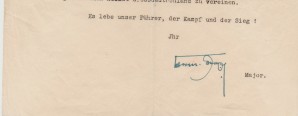 LUFTWAFFE Major Hermann Graf Signed letter image 2