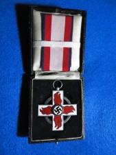 GERMAN FIREMAN HONOR CROSS II CLASS CASED image 1