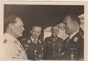 PARATROOP GENERAL GUSTAV WILKE AUTOGRAPH image 1