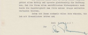 SA-Obergruppenführer,Otto Schramme Letter 1938 image 2