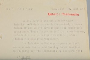 RARE AND IMPORTANT HITLER SIGNED DOCUMENT image 2