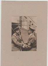 BENITO MUSSOLINI SIGNED PHOTO 1939 image 1