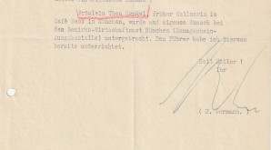 MARTIN BORMANN LETTER SIGNED image 2