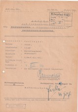 SS TOTENKOPF EICKE SIGNED DOCUMENT image 1