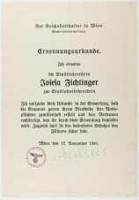 BALDUR VON SCHIRACH SIGNED DOCUMENT image 1