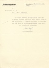 DR FRANZ GURTNER AUTOGRAPH AND LETTER image 2