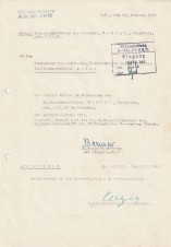 KURT PANZER MEYER-GERD BREMER SIGNED DOCUMENT image 1