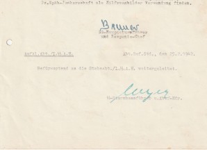 KURT PANZER MEYER-GERD BREMER SIGNED DOCUMENT image 2