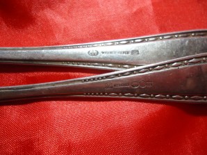 ADOLF HITLER SILVER FORK ,S TWO PIECES image 1