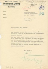 GAULEITER VIKTOR LUTZE SIGNED LETTER-SALE image 1