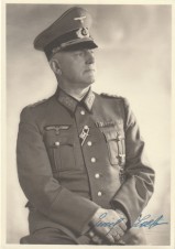 GENERAL EMIL LEEB SIGNED PHOTO image 1