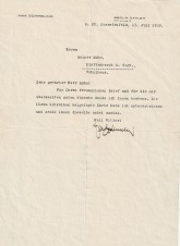 MAX SCHMELING SIGNED LETTER 1939 image 1