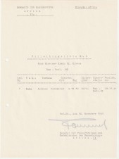 ROMMEL SIGNED AWARD DOCUMENT 1941 image 1