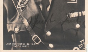 SA CHIEF VIKTOR LUTZ SIGNED PHOTO image 2