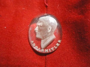 WHW GLASS HITLER PENDENT – GETTING SCARCE image 1