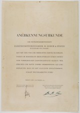 ALBERT SPEER & ROBERT LEY SIGNED DOCUMENT image 1