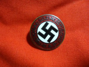 NSDAP MEMBER PIN, EARLY GES-GESCH image 1