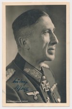 GENERAL LUDWIG WOLFF SIGNED PHOTO image 1