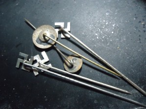 THIRD REICH STICK PINS 5 PINS image 4