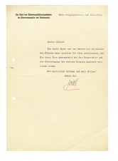 GENERAL ALFRED JODL LETTER TO JULIUS SHAUB 1944-RARE image 1