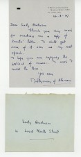 FIELD MARSHAL B. MONTGOMERY LETTER 1947-RARE image 1