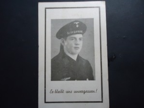 German Death Card-UBoat Man image 1