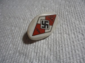 1934 Hitler Youth Pin Marked 38 image 1