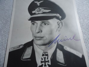 Luftwaffe Recon Pilot Martin Meisel Signed photo image 3