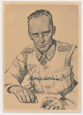 General WALTER HOERNLEIN Signed Card image 1